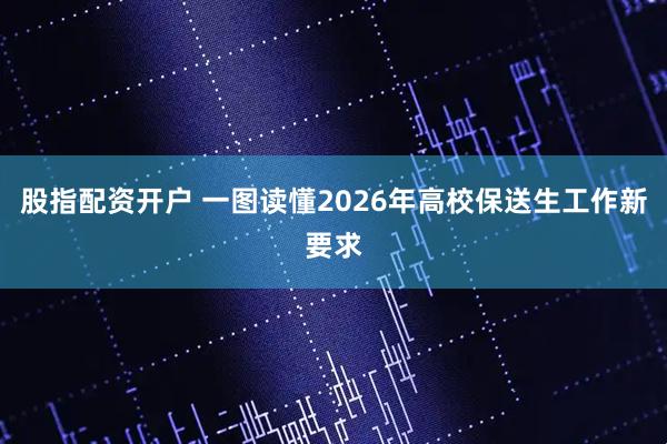 股指配资开户 一图读懂2026年高校保送生工作新要求