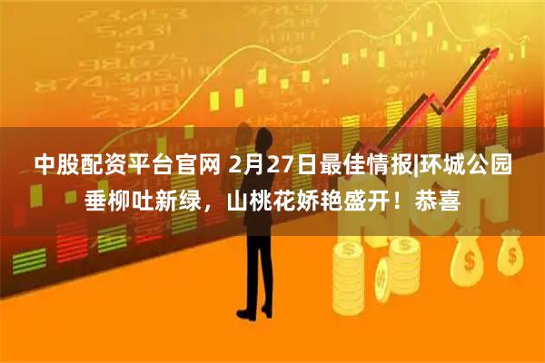 中股配资平台官网 2月27日最佳情报|环城公园垂柳吐新绿，山桃花娇艳盛开！恭喜